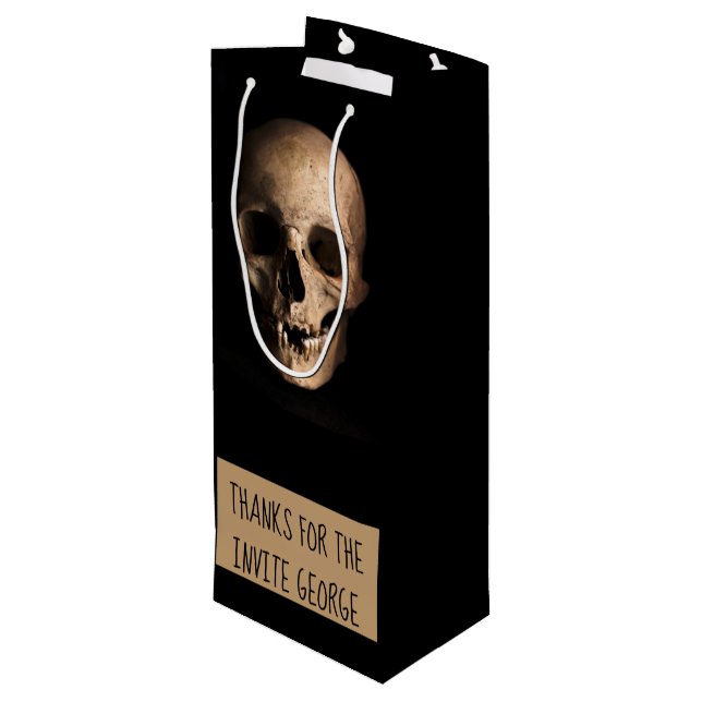 Bolsa Para Vino Gracias por la invitación (Angulo reverso)