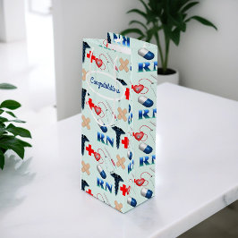 Bolsa Para Vino Graduación en la escuela de enfermería