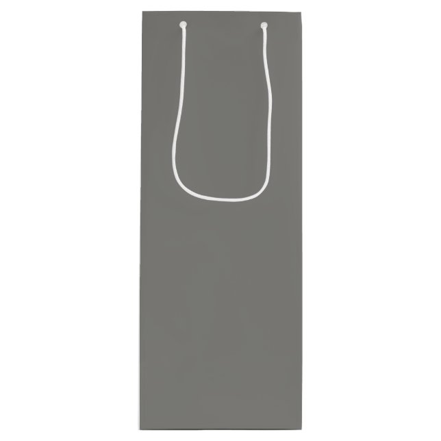 Bolsa Para Vino Gris (Anverso)