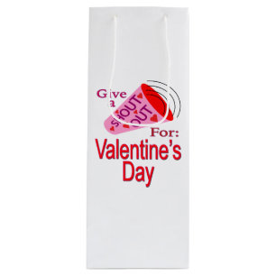 Bolsa Para Vino Gritos para El día de San Valentín