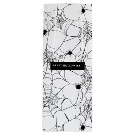 Bolsa Para Vino Halloween de Black Spider Web