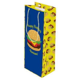 Bolsa Para Vino Hamburger Birthday Party Burger