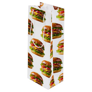 Bolsa Para Vino Hamburguesa con queso apetitosa de SlipperyJoe cru