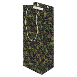 Bolsa Para Vino Hojas de fruta de la época victoriana William Morr
