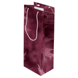 BOLSA PARA VINO HOJAS DE OTUÑO ROSADAS