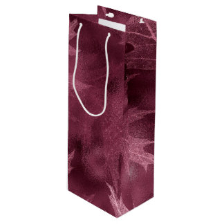 BOLSA PARA VINO HOJAS DE OTUÑO ROSADAS