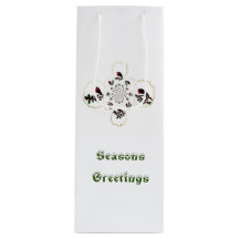 Holly Birds Robin Seasons Greetings