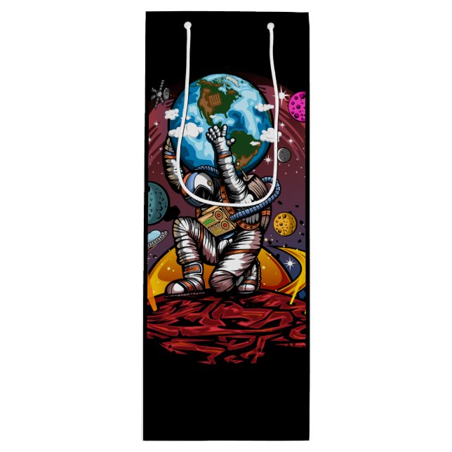 Bolsa Para Vino Hombre del espacio de Atlas (Anverso)