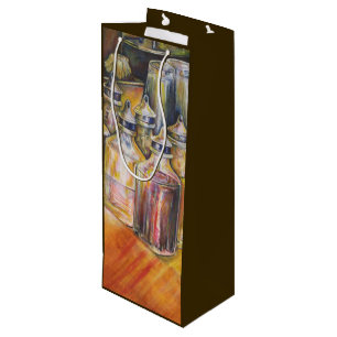 Bolsa Para Vino Ideografía de luz dorada