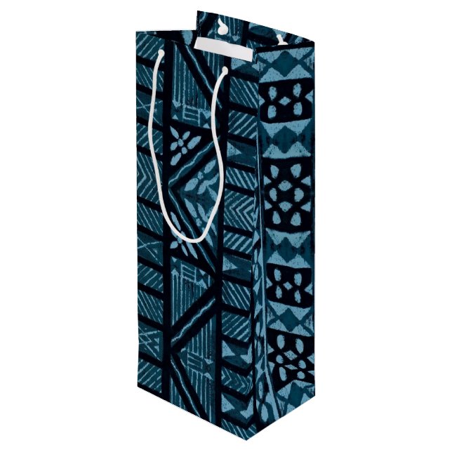 Bolsa Para Vino Impresión hawaiana (Angulo reverso)