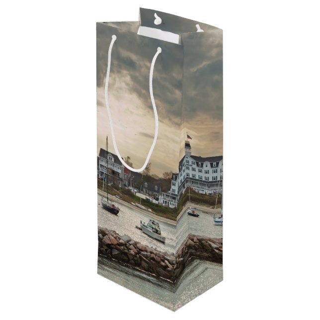 Bolsa Para Vino Isla Block, Isla Rhode (Angulo reverso)