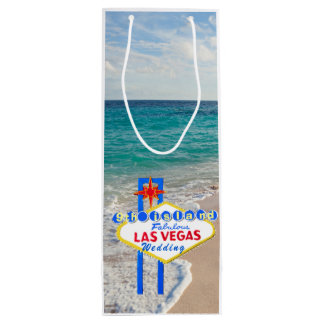 Bolsa Para Vino Isla hawaiana Las Vegas de la boda novena