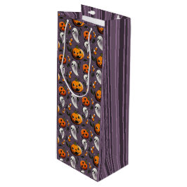 Bolsa Para Vino Jack-o-Ghost Púrpura