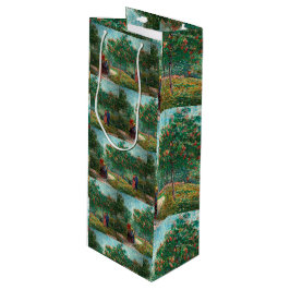 Bolsa Para Vino Jardín Van Gogh en Montmartre con amantes