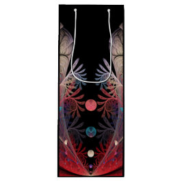Bolsa Para Vino Jonglage Resumen arte fractal moderno de fantasía