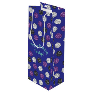 Bolsa Para Vino Juegos DND de 20 lados Fiesta de cumpleaños para n