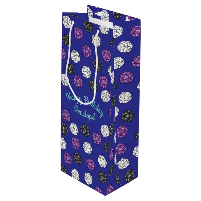Bolsa Para Vino Juegos DND de 20 lados Fiesta de cumpleaños para n (Angulo Anverso)