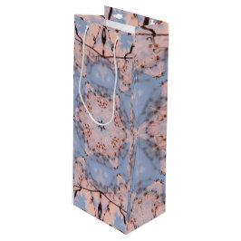 Bolsa Para Vino Kaleidoscope azul y rosa helado