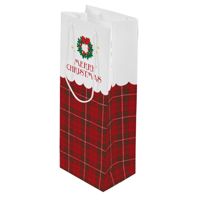 Bolsa Para Vino Kawaii Clara - navidad (Angulo Anverso)
