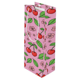 Bolsa Para Vino Kawaii Red Cherry Vibes Cute Girly Aesthetic