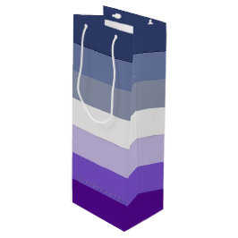 Bolsa Para Vino La Bandera del Orgullo Lesbiano de SlipperyJoe reg