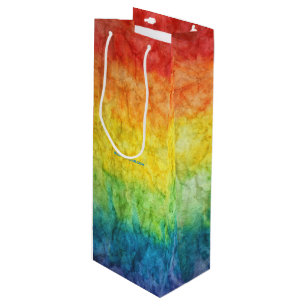Bolsa Para Vino La bandera teñida con nudos de SlipperyJoe's arcoí