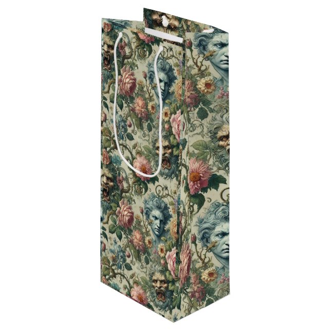 Bolsa Para Vino La musa ceruleana - victoriano gótico (Angulo Anverso)