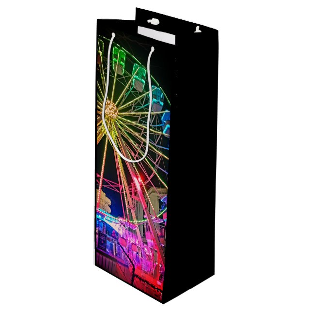 Bolsa Para Vino La noria, en luces (Angulo Anverso)