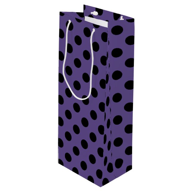 Bolsa Para Vino La polka negra se pone sobre la ultravioleta (Angulo Anverso)