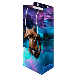 Bolsa Para Vino La ropa interior de SlipperyJoe's Man bulge azul m