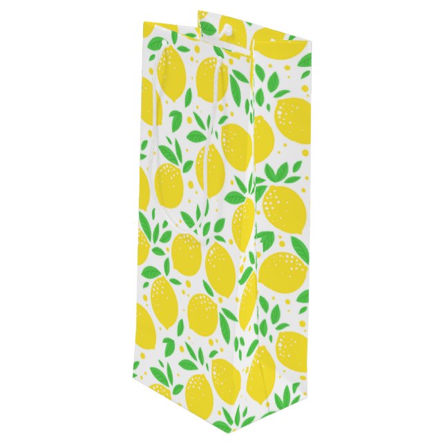Bolsa Para Vino Lemones Amarillos Frescos 3 (Angulo reverso)