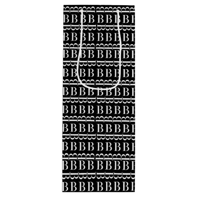 Bolsa Para Vino Letra monográfica inicial B (Anverso)