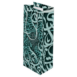 Bolsa Para Vino Letras árabes de Tiffany