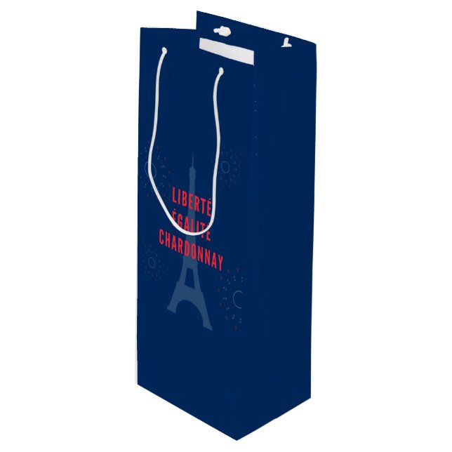 Bolsa Para Vino Liberté Égalité Chardonnay Funny Tower Wine (Angulo Anverso)