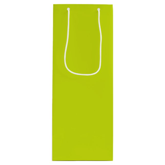 Bolsa Para Vino Limón amargo  (color sólido)  (Anverso)
