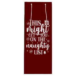 Bolsa Para Vino Lista traviesa