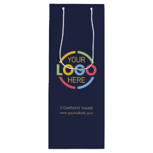 Bolsa Para Vino Logotipo comercial de la Compañía Naval Azul