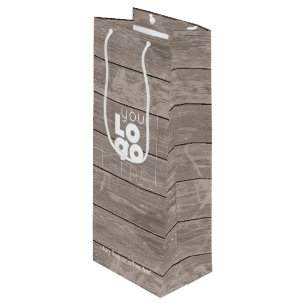 Bolsa Para Vino Logotipo de la empresa Personalizado Papel impreso