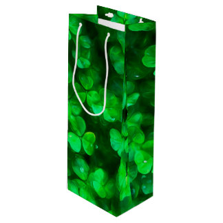 Bolsa Para Vino Lucky Celtic Irish Green Shamrock