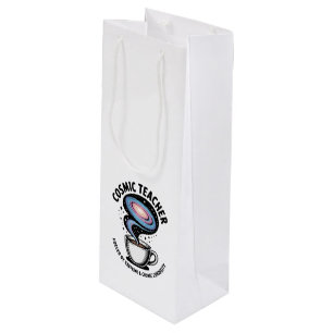 Bolsa Para Vino Maestro Cósmico   Galaxia Divertida Café y Curiosi