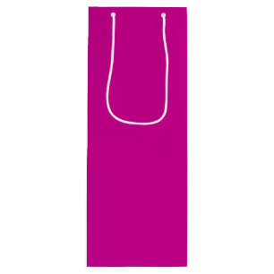 Bolsa Para Vino Magenta Brillante Sólido
