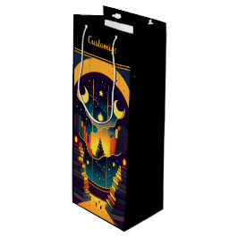 Bolsa Para Vino Magnífico Reino De Los Libros Negro