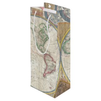 Bolsa Para Vino Mapa antiguo del mundo
