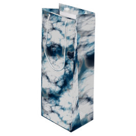 Bolsa Para Vino Marble azul