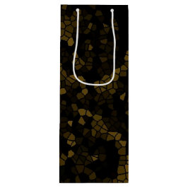 Bolsa Para Vino Mariposa de vidrio manchado de oliva