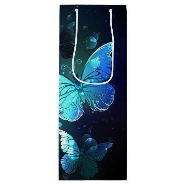 Bolsa Para Vino Mariposa nocturna fluida (Anverso)