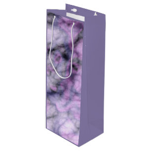 Bolsa Para Vino Mármol púrpura