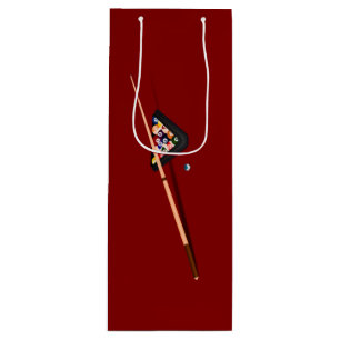 Bolsa Para Vino Maroon Billiard Table