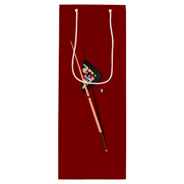 Bolsa Para Vino Maroon Billiard Table (Anverso)