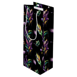 BOLSA PARA VINO MÁSCARAS Y CARACTERÍSTICAS DE GRAS DE ORO VERDE PU